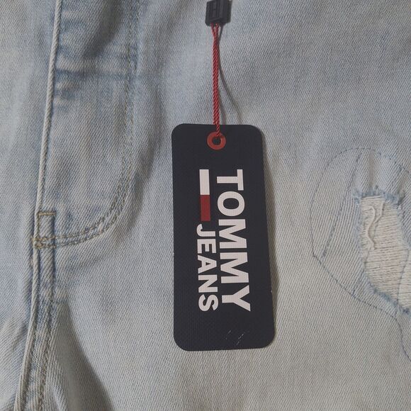 Tommy Hilfiger Tommy Jean Skinny High Rise Ankle 10 30x28 NWT Distressed Stretch - Picture 3 of 14